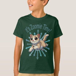 Es ist Zoomie Time Tan Bicolor Cat T-Shirt