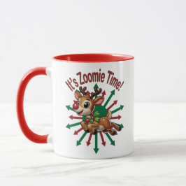 "Es ist Zoomie Time! Weihnachtsmann Tasse