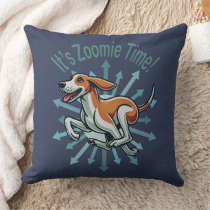 Es ist Zoomie Zeit American Fox Hound Kissen