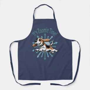 Es ist Zoomie-Zeit Beagle Schürze