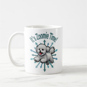 Es ist Zoomie Zeit Bichon Frise Kaffeetasse