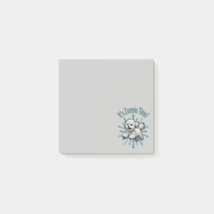 Es ist Zoomie Zeit Bichon Frise Post-it Klebezettel