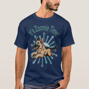 Es ist Zoomie-Zeit Deutscher Schäferhund T-Shirt