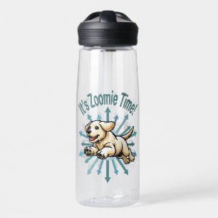 Es ist Zoomie Zeit Golden Lab Trinkflasche