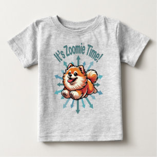 Es ist Zoomie-Zeit Pomeranian Baby T-shirt