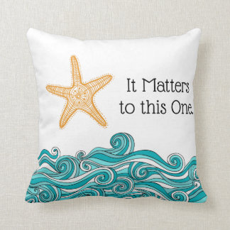 Es ist zu diesem einem Starfish von Bedeutung Kissen