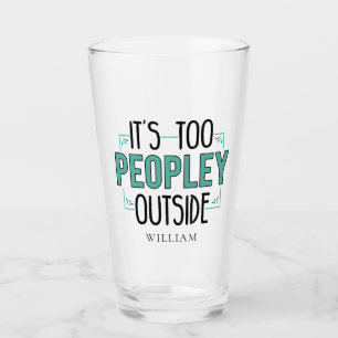 Es ist zu viel Leute von außen Glas