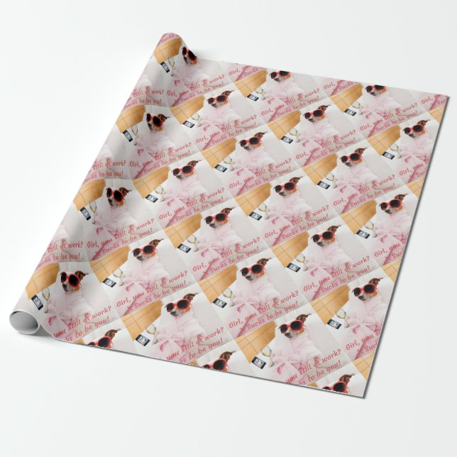 Es ist zum Kotzen Sie sein Geschenkpapier (Ungerollt)
