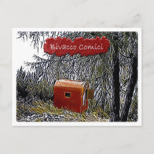 Es - Italien - Alphütte Bivacco Comici - Dolomiti Postkarte