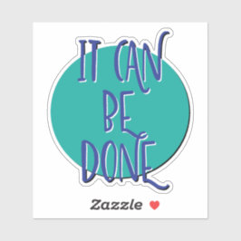 Es kann 12-Stufen-Slogan ausgeführt werden Aufkleber