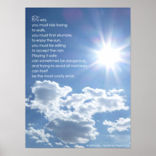 Es kann gefährlich sein, es sicher zu machen..Insp Poster