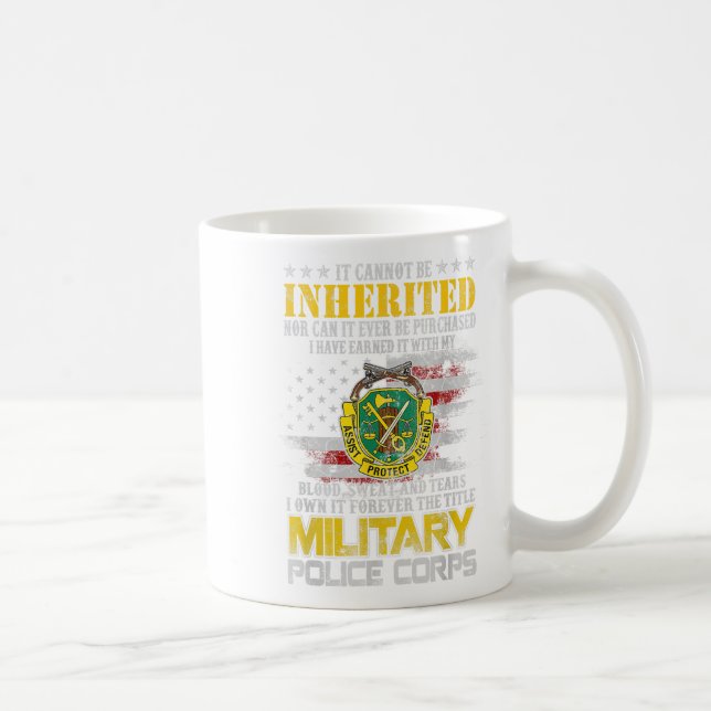 Es kann nicht als Militärlizenveteran erbt werden  Kaffeetasse (Rechts)