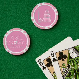 Es kommt in Petalrosa hinzu Pokerchips