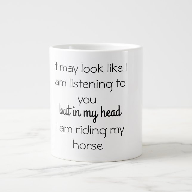 Es könnte so aussehen, als höre ich Tasse (Vorderseite)