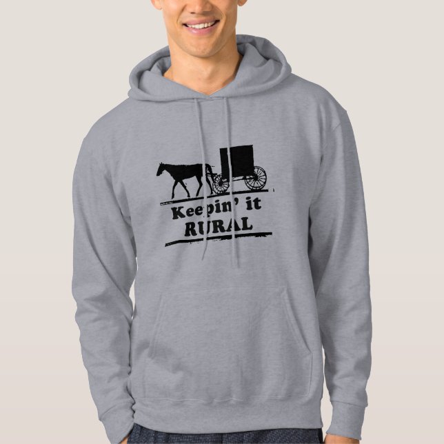 ES LÄNDLICH BEHALTEN HOODIE (Vorderseite)