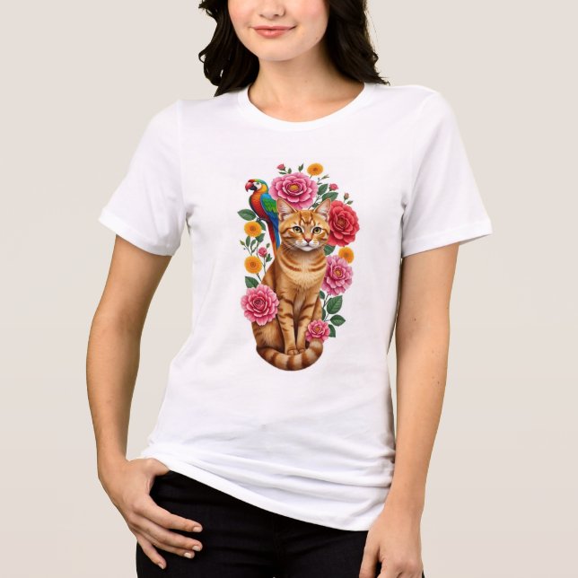ES LEBE DAS LEBEN Tri-Blend SHIRT (Vorderseite)