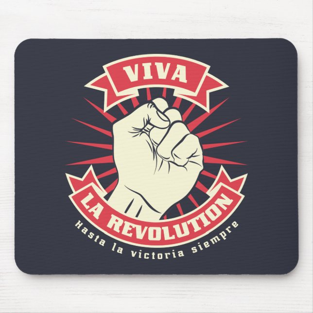 Es lebe die Revolution Mousepad (Vorne)