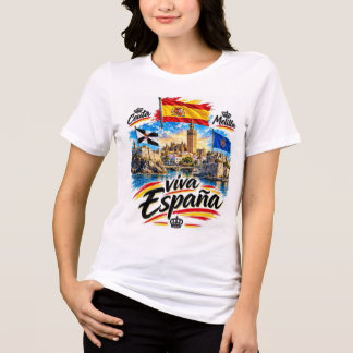 ¡ES LEbe Spanien! Tri-Blend Shirt