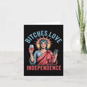 Es Liebe Unabhängigkeit Funny 4. Juli Frauen Karte