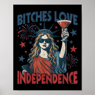 Es liebt Freiheit Lustiges 4. Juli-Shirt  Poster