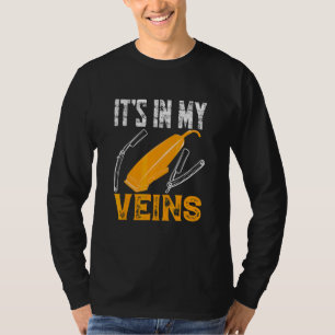 Es liegt in meinen Adern Zitat von Barbieren Fris T-Shirt