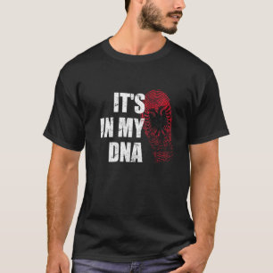 Es liegt in meiner DNA-Albanienflagge für Albaner T-Shirt