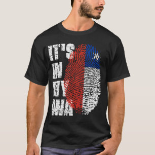 ES LIEGT IN MEINER DNA Chile-Flagge Jungen Mädchen T-Shirt