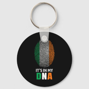 Es liegt in meiner DNA Irland Irische Flagge Gesch Schlüsselanhänger