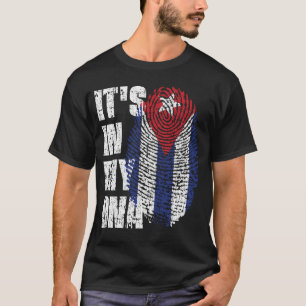 ES LIEGT IN MEINER DNA Kuba Flagge Junge Mädchen G T-Shirt