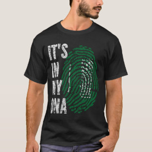 ES LIEGT IN MEINER DNA Saudi-Arabien Flagge Männer T-Shirt