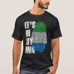 Es liegt in meiner DNA-Sierra Leone-Flagge Sierra T-Shirt