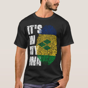 ES LIEGT IN MEINER DNA St. Vincent und die Grenadi T-Shirt