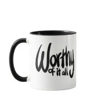 Es lohnt sich alles Christliche Worship Song Tasse