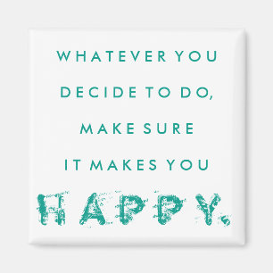 Es macht dich glücklich zu magnet   AQUAMARIN