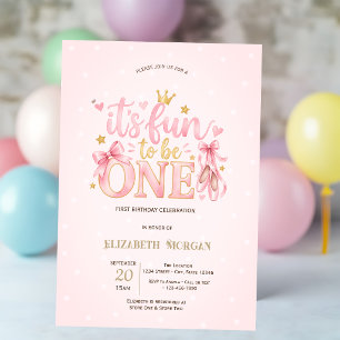 Es macht Spaß, das Baby-Shower-Einser zu sein Einladung