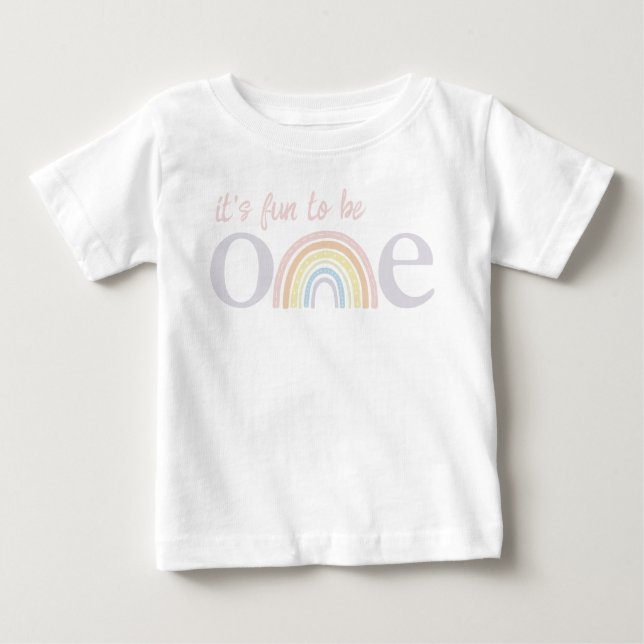 Es macht Spaß, ein Boho-Regenbogen zu sein Baby T-shirt (Vorderseite)