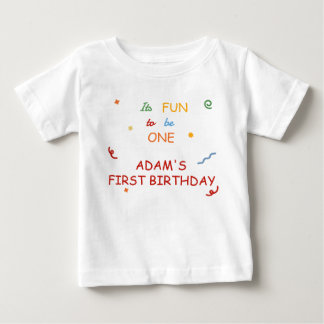 Es macht Spaß, ein bunter Streifen zu sein Baby T-shirt