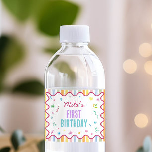 Es macht Spaß, ein Geburtstag Wasserflaschenetiket Wasserflaschenetikett