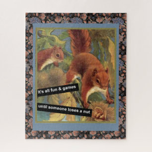 Es macht Spaß und Spiele, bis jemand eine Nase ver Puzzle