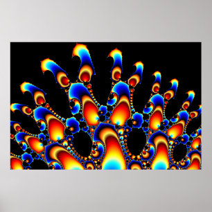 Es - Mandelbrot Fraktal Art Poster