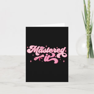 Es Master-Abschluss-MBA-Abschluss Karte