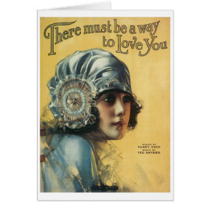 Es muss ein Weg, um Liebe Sie Vintagen Songbook C