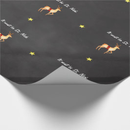 Es muss St. Nick Rentier in Starry Night Sky sein Geschenkpapier