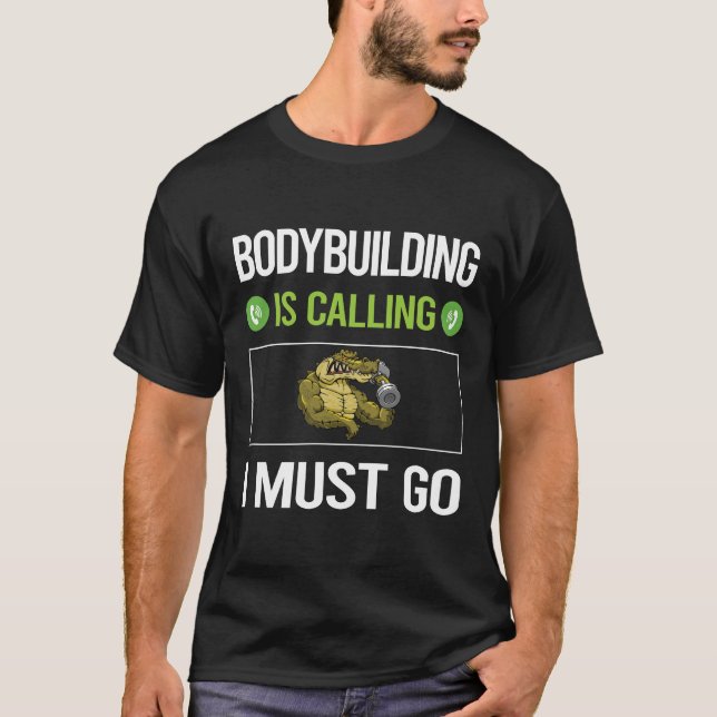 Es nennt Bodybuilding Bodybuilder T-Shirt (Vorderseite)