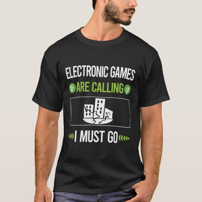 Es nennt sich elektronische Spiele T-Shirt (Vorderseite)