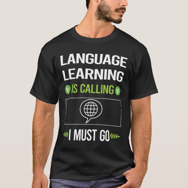 Es nennt sich Sprachlernen T-Shirt (Vorderseite)