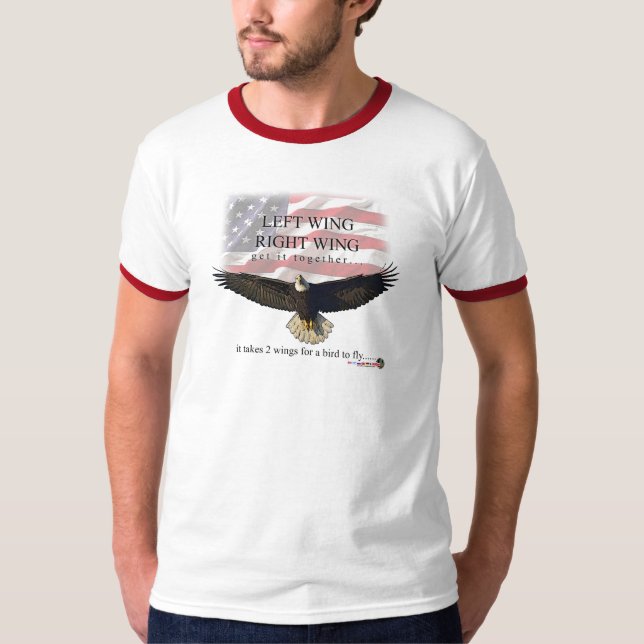 ES NIMMT DER FLIEGE 2 FLÜGEL T-Shirt (Vorderseite)