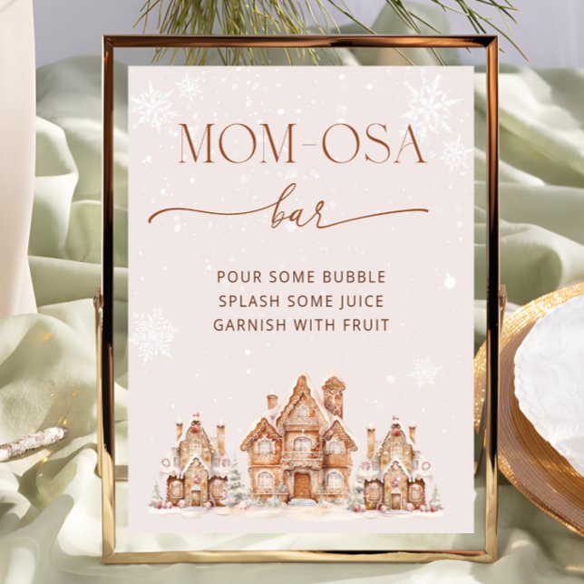 Es nimmt ein Village Winter Baby Dusche Mama-osa-B Poster (Von Creator hochgeladen)