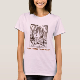 Es obliegt mir, hallo Froschmann Fishman Spaß zu T-Shirt