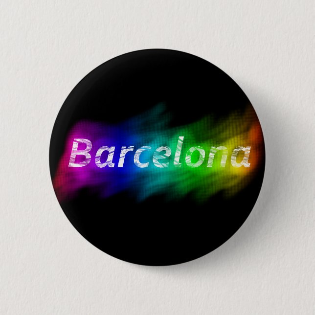Es plattiert Barcelona Schwul ,(Button Barcelona Button (Vorderseite)